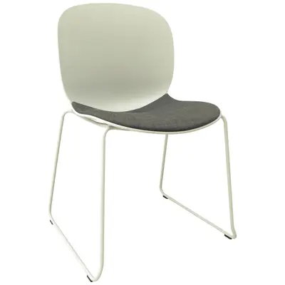 Stol RBM Noor Sledgebase 6060S Ljusgrå/Mörkgrå