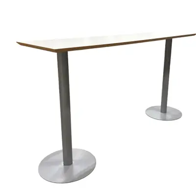 Ståbord VitGrå 200×50