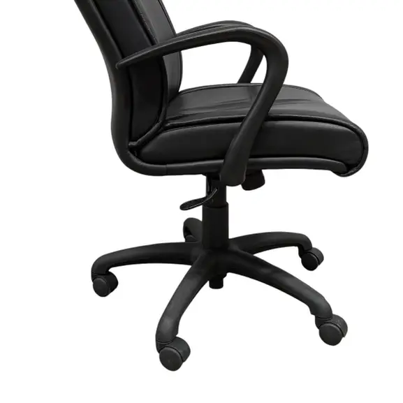 Kontorsstol Encore Seating SvartSkinn (3)