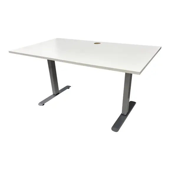 Elskrivbord Grå 120-200×70-80 (2)