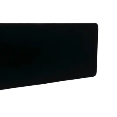 Bordsskärm Abstracta Softline Svart 160×60