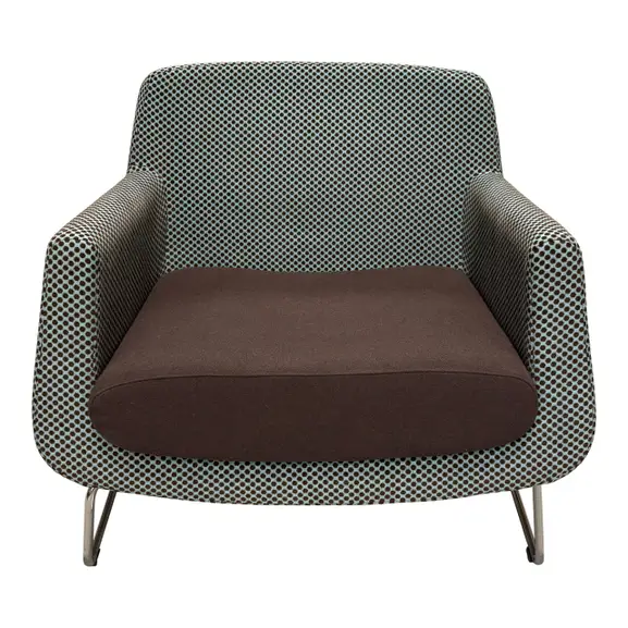 Fåtölj Skandiform Jeffersson F-273 BlåBrunMönstrad (2)