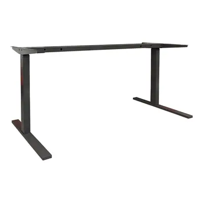 Elskrivbord Ragnars Mörkgrå L-fot 160-180x80