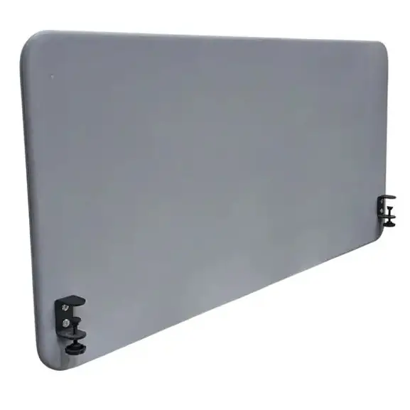 Bordskärm Abstracta Softline Grå 140×65