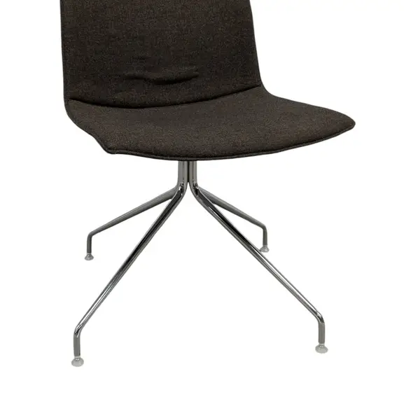 Stol Arper Catifa BrunKrom (1)