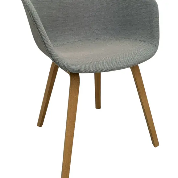 Stol HAY AAC23 VitSvartTurkosEk (3)