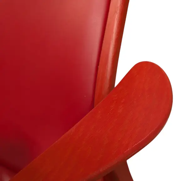 Fåtölj Swedese Lamino RödSkinn (2)