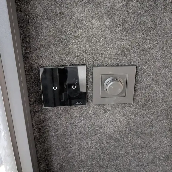 Telefonbås Pod Flekssit SvartGrå