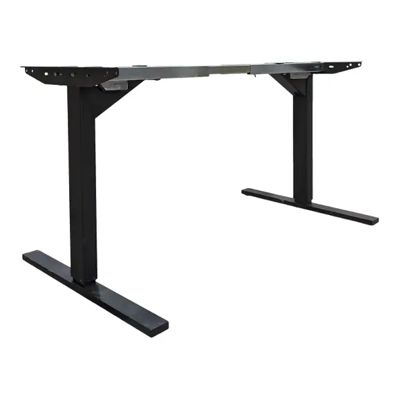 Elskrivbord Swedstyle Svart Flexibelt 100-160×70-80