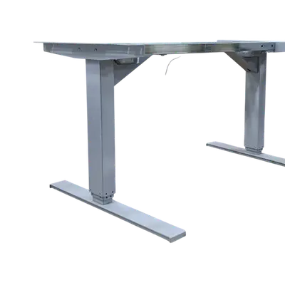 Elskrivbord Swedstyle L-Fot Svart 120-200×70-80