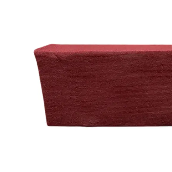 Ljudabsorbent Zilenzio Timber Vinröd 100×15 (3)