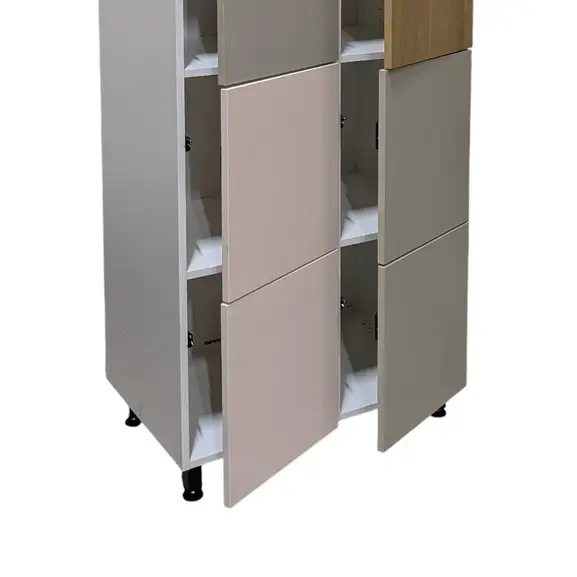 Förvaring Martela The Wall med Flexlock GråRosaEk (7)