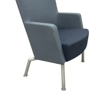 Fåtölj Kinnarps Invito BlåMörkblåGrå (2)