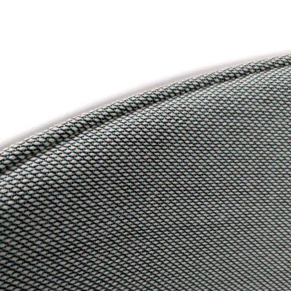 Konferensstol AAC24 Front Upholstery GrönBlåVitKrom (5)