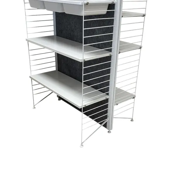 Hylla String Furniture Fristående GråVit