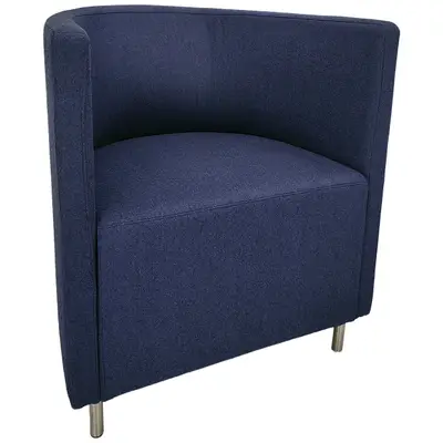 Fåtölj Miljöexpo Ellips Mörkblå Filt