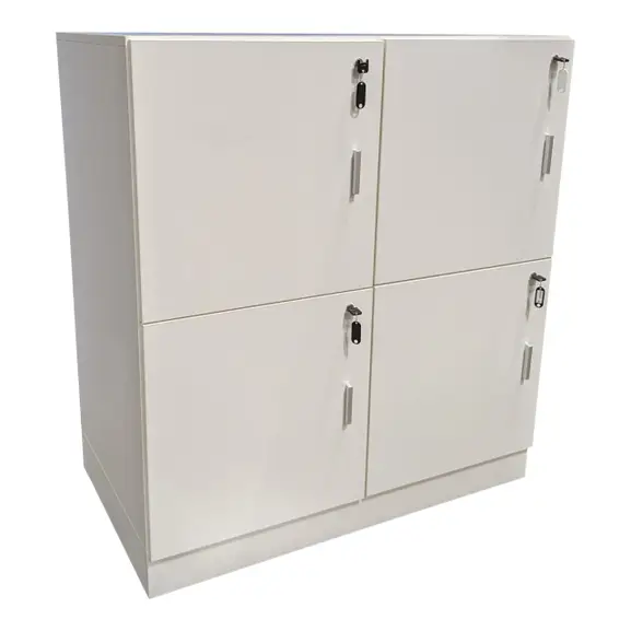 Personlig Förvaring Vit 4-dörrar (2)
