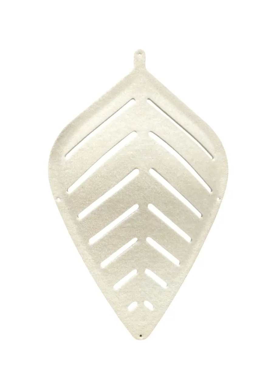 Ljudabsorbent Abstracta Airleaf Vitt (2)