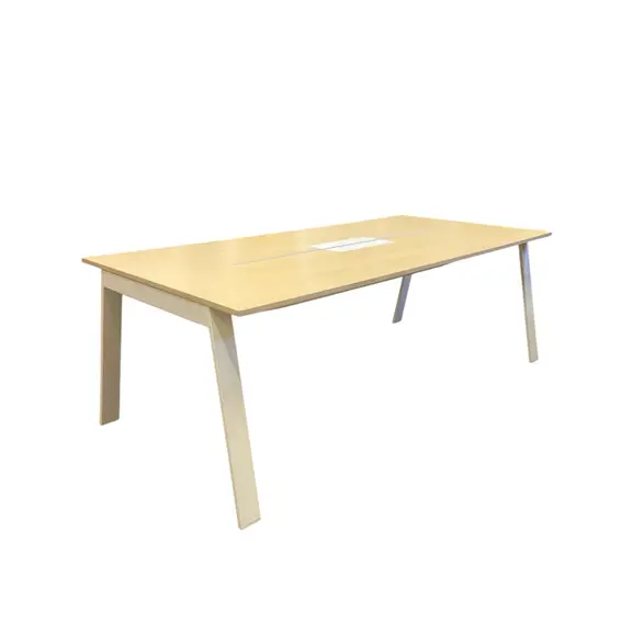 Konferensbord Edsbyn Piece AskVit 250×100