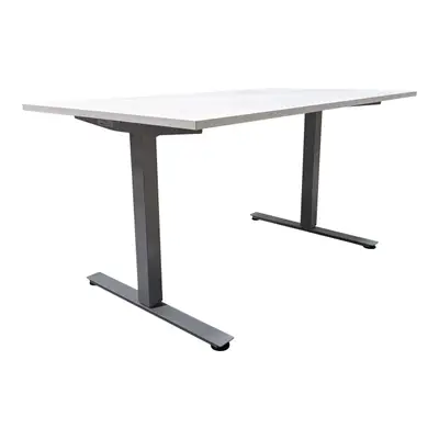 Elskrivbord Swedstyle VitGrå Flexibelt 140×80