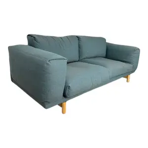 Soffa Muuto Rest Blå/Ek