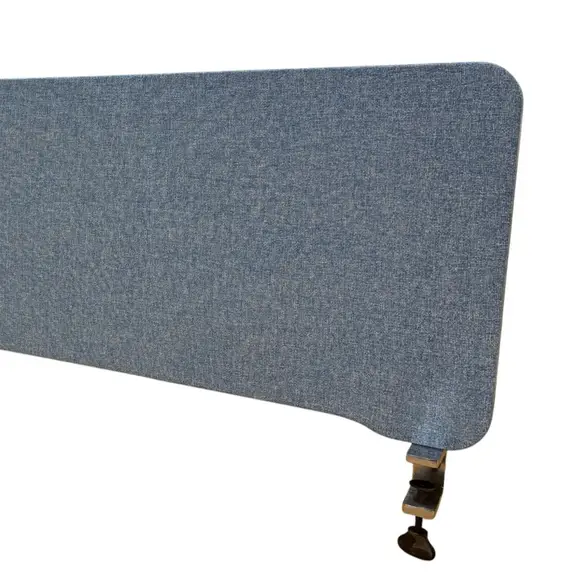 Bordsskärm Lintex Edge Ljusblå 140×40