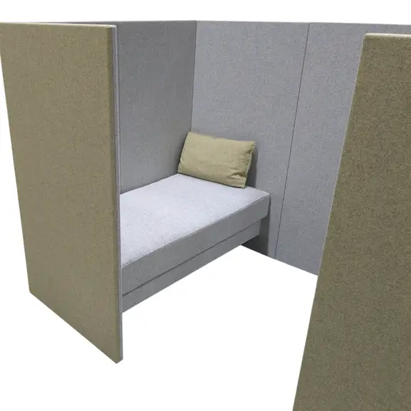 SoffaBås Glimåkra Limbus Coupé GrönGrå (2)