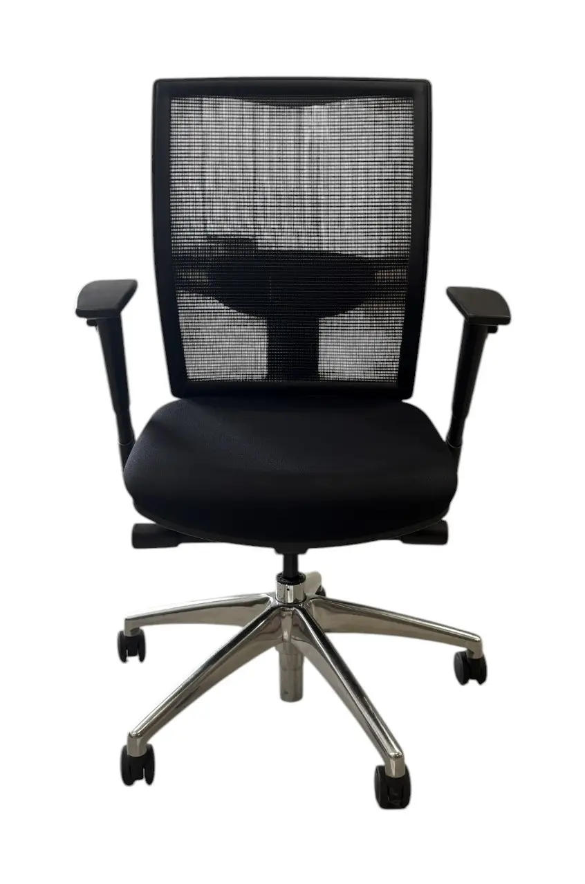 Kontorsstol Brizley Wave Mesh Svart (2)