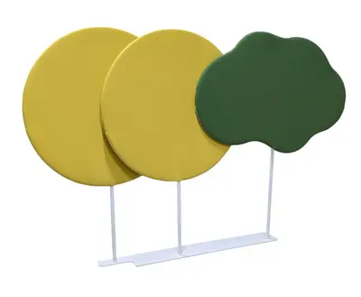 Golvskärm Offecct GulGrön 312×212