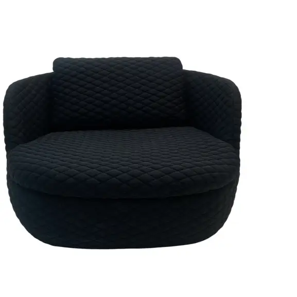 Fåtölj Moooi Bart Swivel Svart (2)