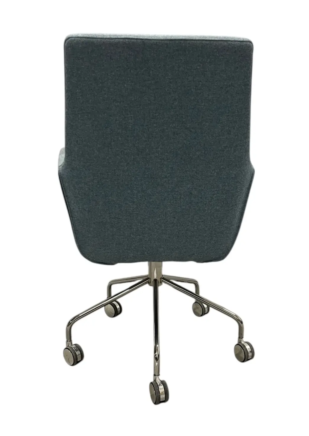 Konferensstol Swedese Happy LjusblåKrom (5)