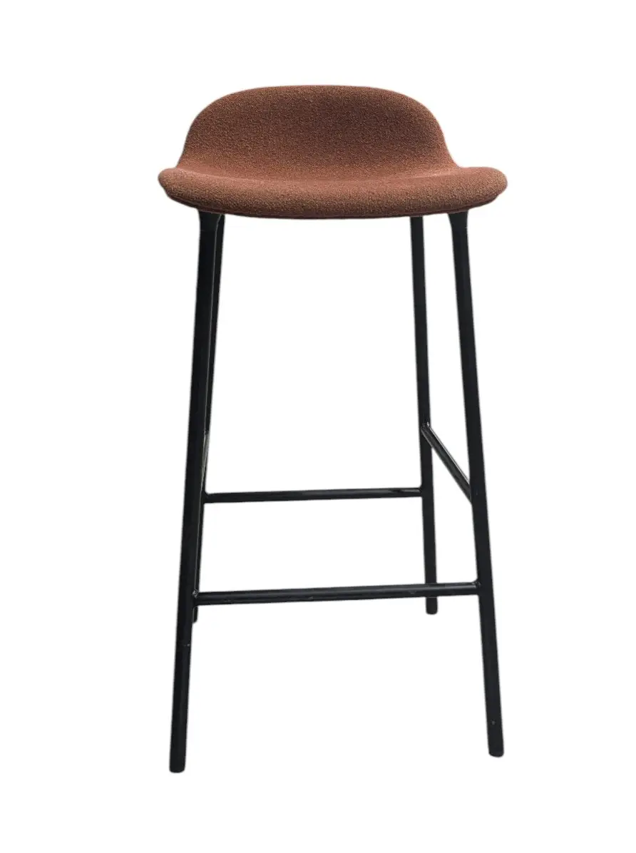 Barstol Normann Copenhagen Form BrunOrangeSvart (2)