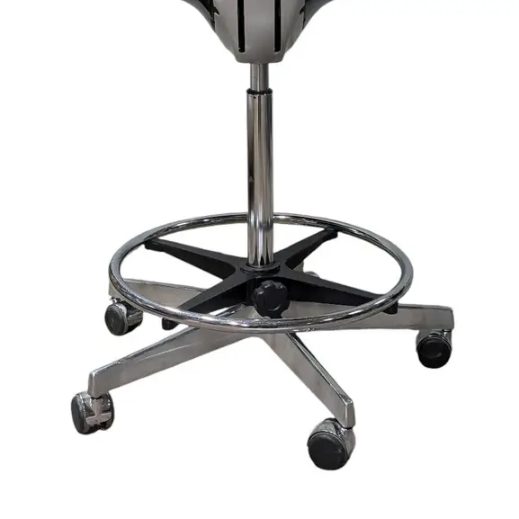 Arbetspall Bruno Mathsson Saga SvartKrom (4)