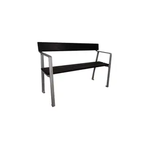 Utomhussoffa Byarum Piccolo Svart/Aluminium