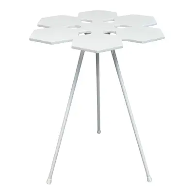 Sidobord Offecct Snowflake Vit