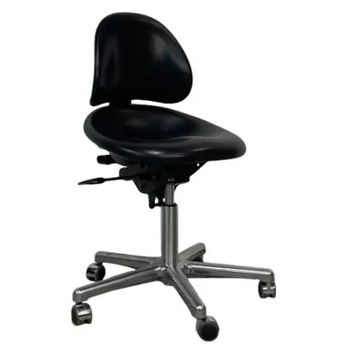 Arbetsstol Support Design Support Svart