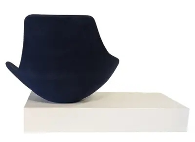 Fåtölj Offecct Babled BlåVit (2)