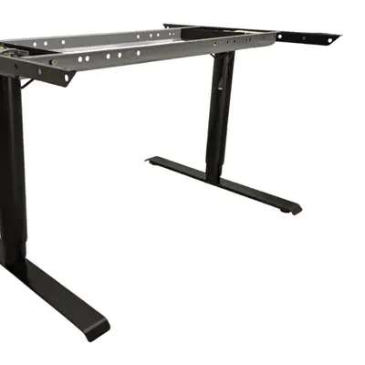 Elskrivbord Lanab Design Svart 120-140×80-90 (3)