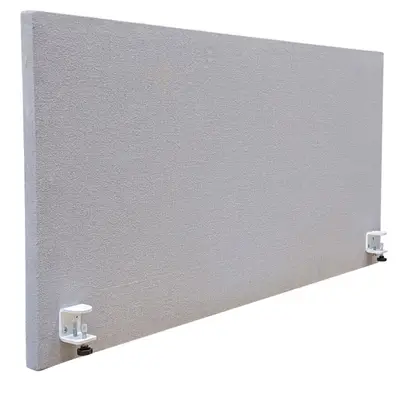 Bordsskärm Zilenzio Ljusgrå 140×65 (3)