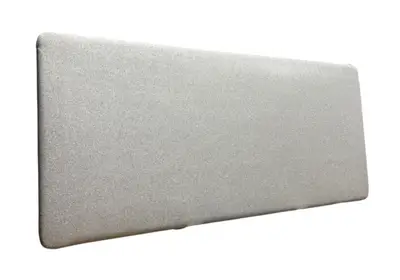 Bordsskärm Ljusgrå 140×60 (2)