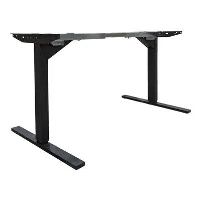 Elskrivbord Swedstyle Svart Flexibelt 100-160×70-80