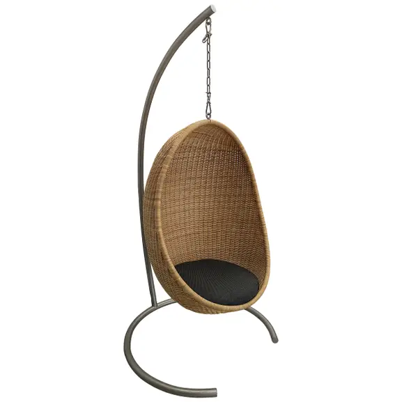 RPG 189611-250058 Hängstol Sika-Design Hanging Egg Chair RottingGrå