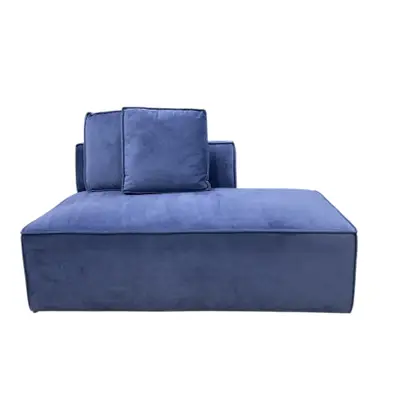 Soffmodul Baltimore Large vänster BlåSammet