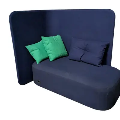 Sittbänk Martela PodLounge Hög MörkblåGrön (6)