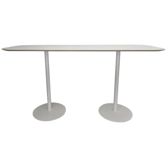 RPG 043821-259062 StåbordBarbord Offecct Cornflake Vit 220x75cm Höjd 110cm