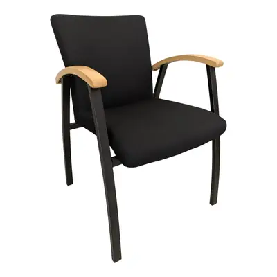 Karmstol Kinnarps Arcus SvartBjörk