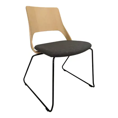 Stol Kinnarps Embrace BjörkSvartGrå (2)