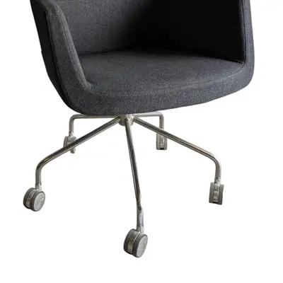 Konferensstol Swedese Happy Mörkgrå