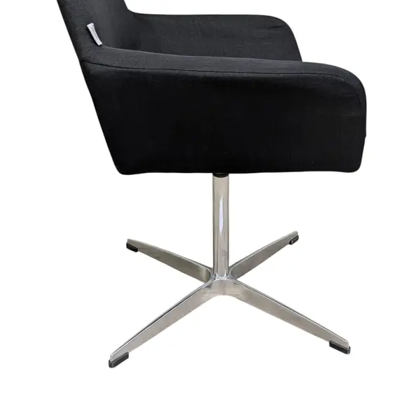 Konferensstol Lotus Furniture Amsterdam MörkgråKrom (8)