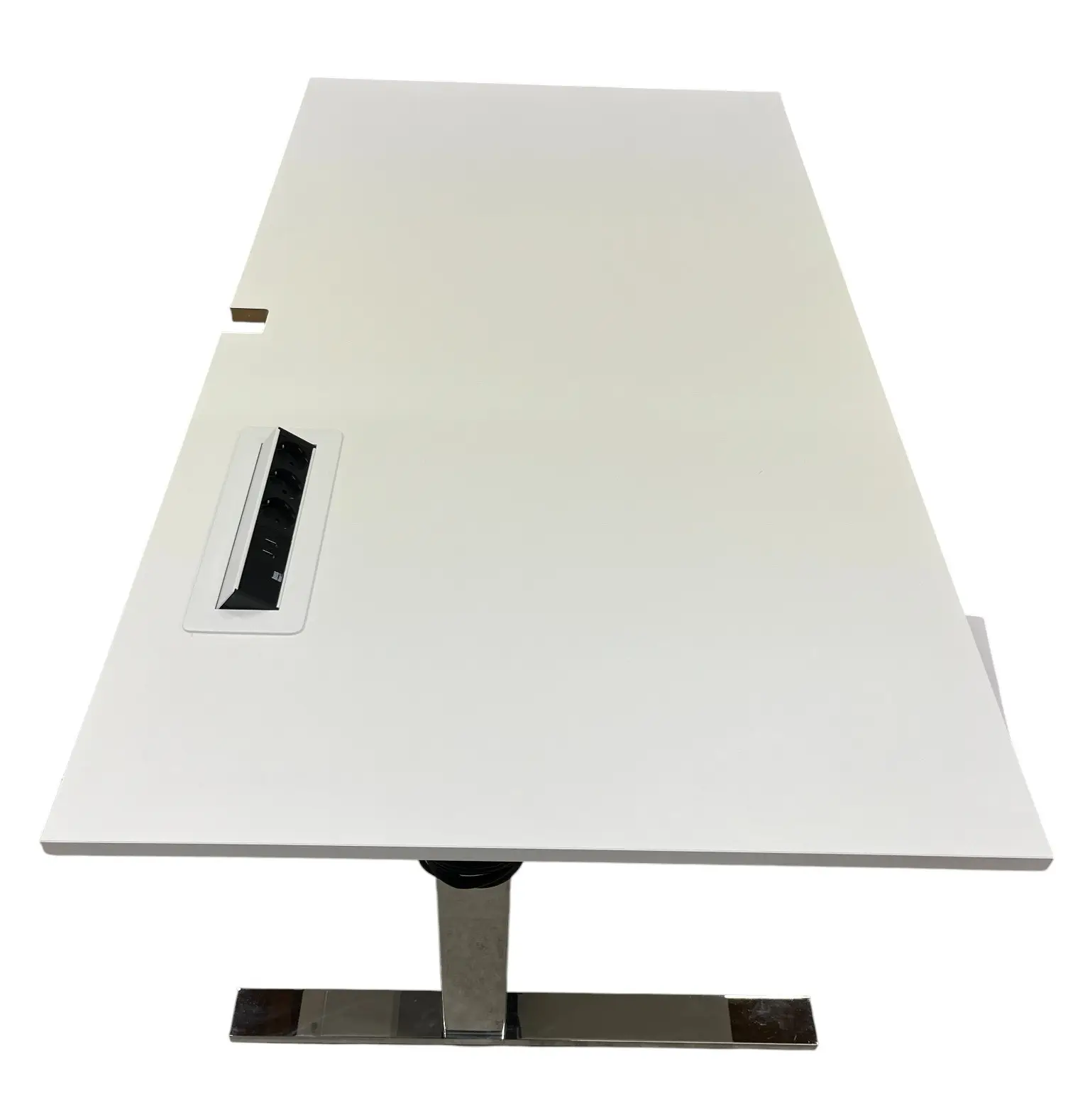 Elskrivbord Linak VitKrom 140×80 (4)